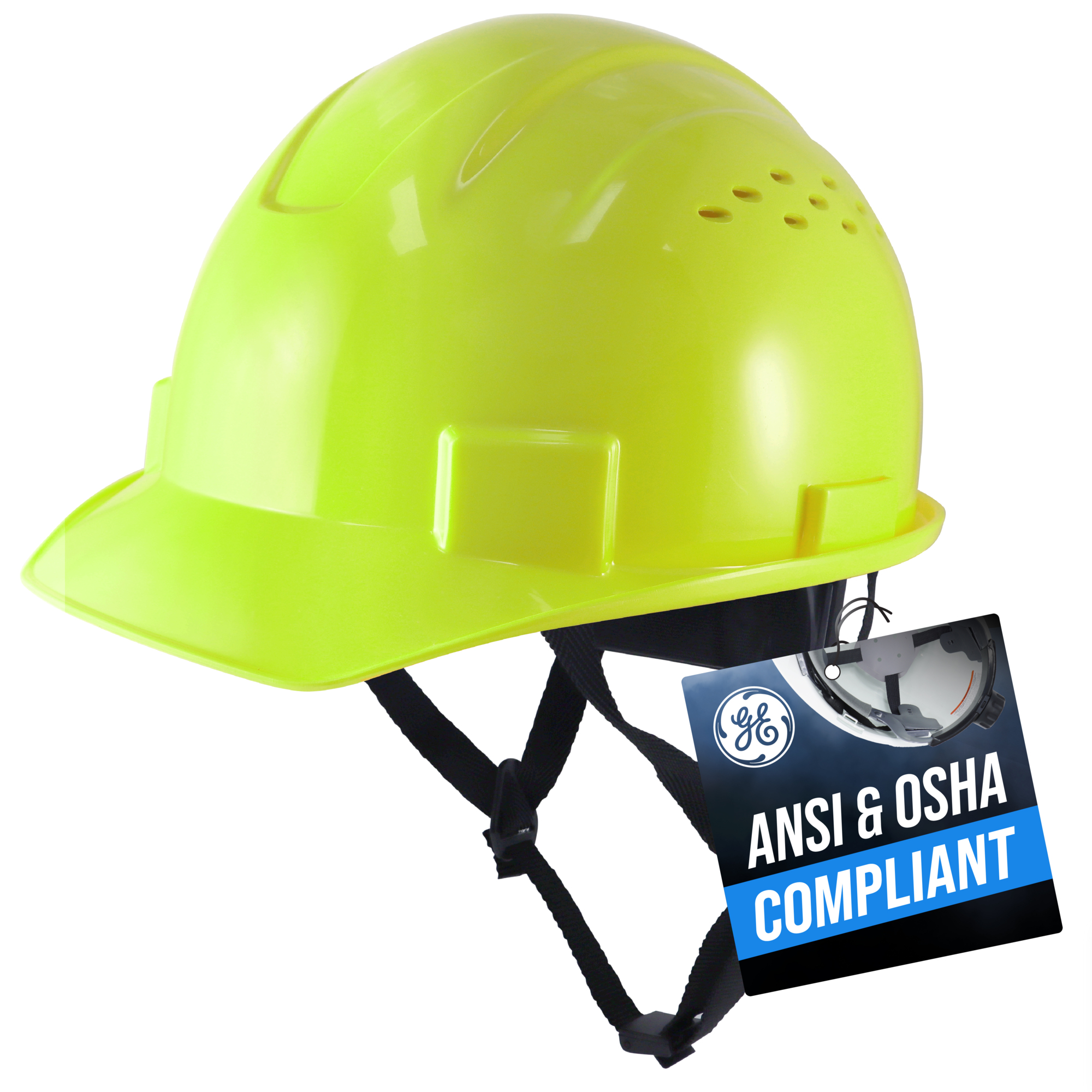 General Electric, SAFETY HI-VIS HARD HAT NON-VENTED, Model# GH326HN